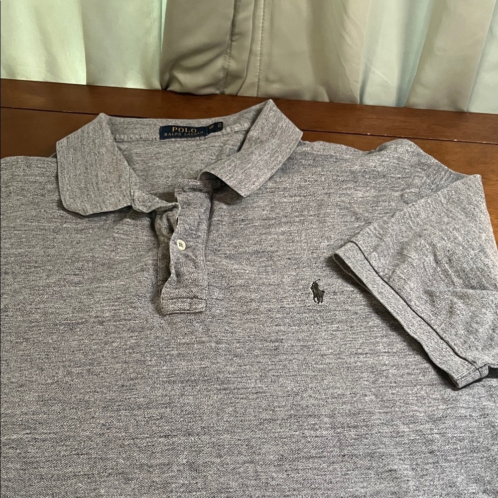 Polo by Ralph Lauren Men's Heather Gray Polo Shirt